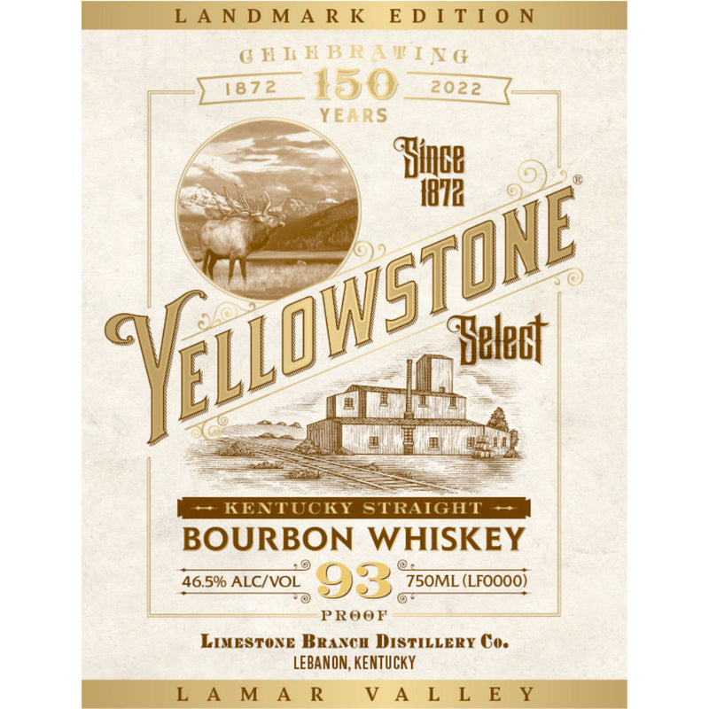 Yellowstone Select Landmark Edition Bourbon Lamar Valley