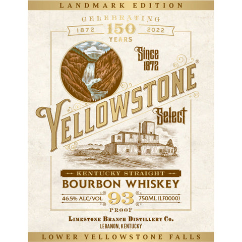 Yellowstone Select Landmark Edition Bourbon Lower Yellowstone Falls