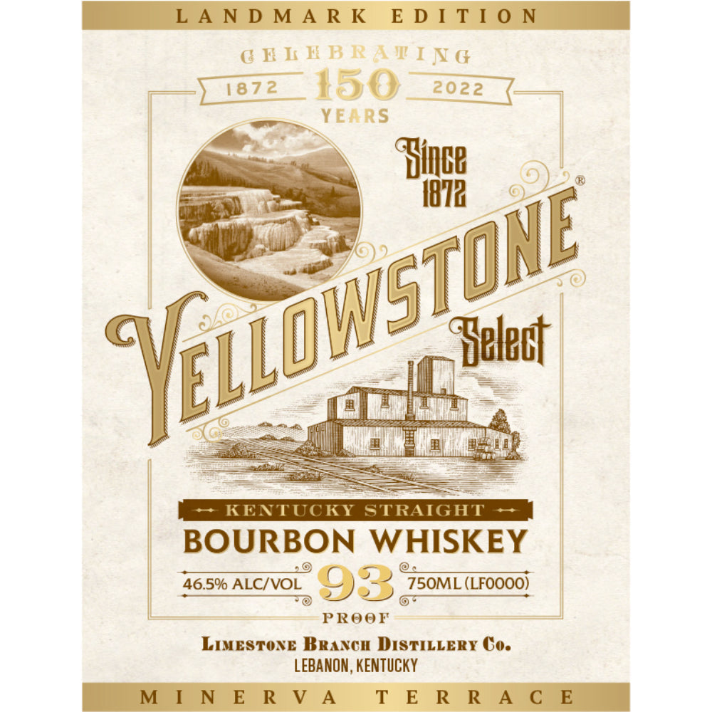 Yellowstone Select Landmark Edition Bourbon Minerva Terrace