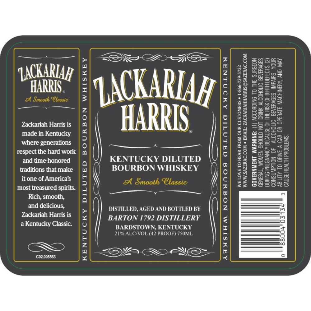 Zackariah Harris Kentucky Diluted Bourbon