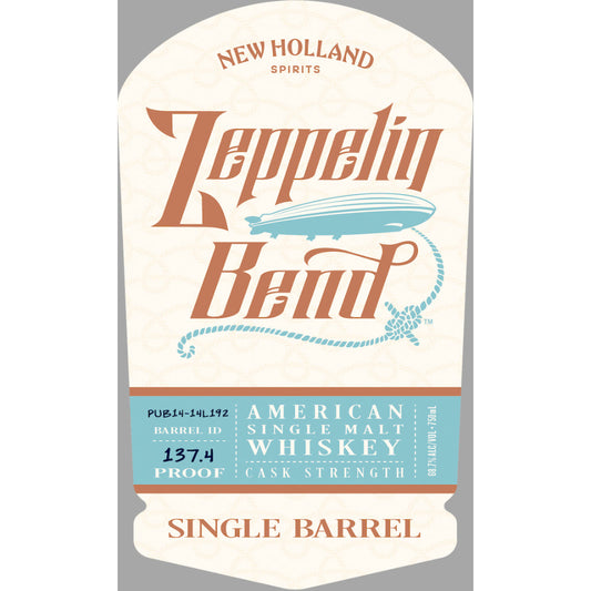 Zeppelin Bend Single Barrel Cask Strength American Single Malt