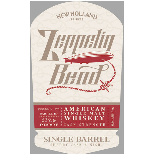 Zeppelin Bend Single Barrel Sherry Cask Finish American Single Malt