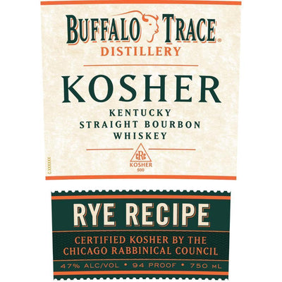 Buy Buffalo Trace Kosher Rye Recipe Bourbon online from the best online liquor store in the USA.