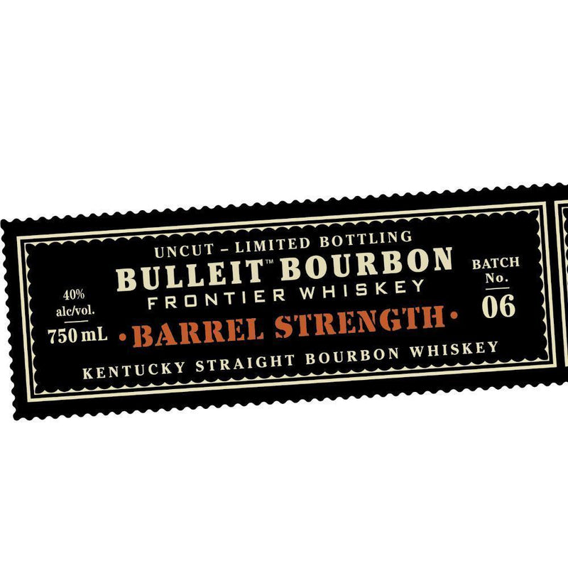 Buy Bulleit Bourbon Barrel Strength Batch 