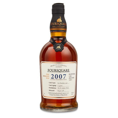Foursquare 2007 Cask Strength Rum Rum Foursquare Rum Distillery
