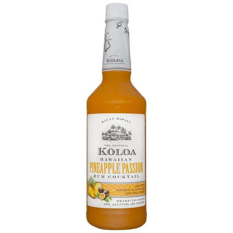 Buy Kōloa Hawaiian Pineapple Passion Rum Cocktail 1 Liter online from the best online liquor store in the USA.