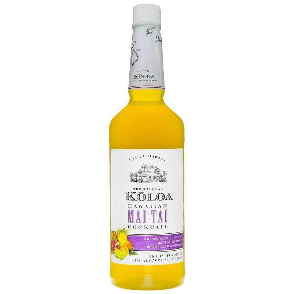 Kōloa Kauaʻi Hawaiian Mai Tai Cocktail 1 Liter Cocktail Mixers Kōloa Rum