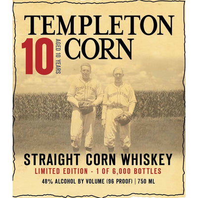 Buy Templeton Corn Whiskey 10 Year Old online from the best online liquor store in the USA.