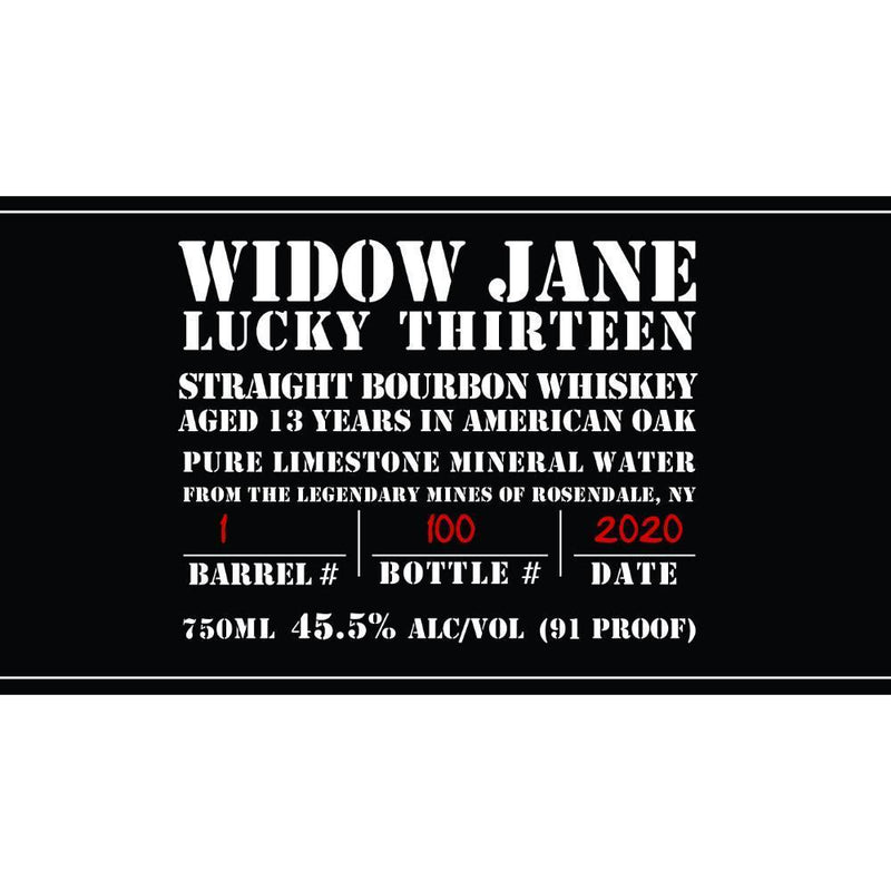 Buy Widow Jane Lucky 13 online from the best online liquor store in the USA.