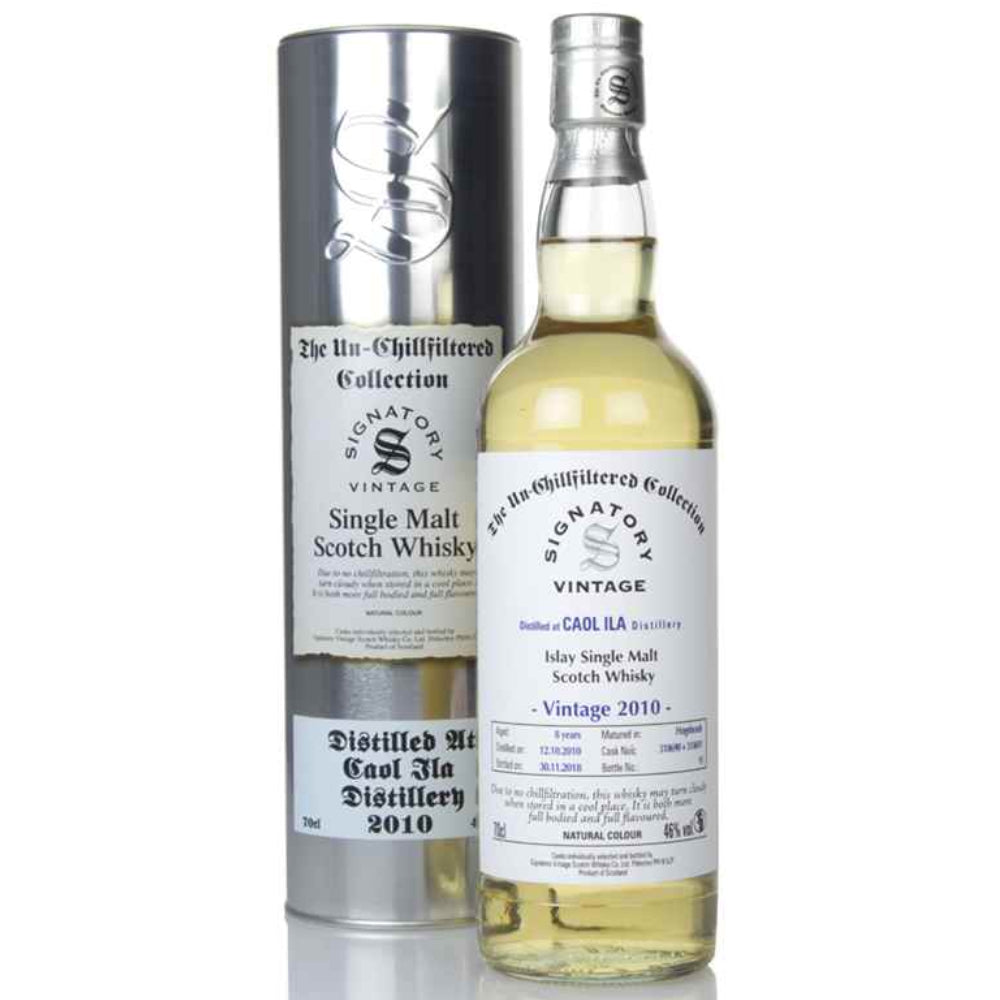 Signatory The Un-Chillfiltered Collection 8 Year Old Caol Ila 2010 ...