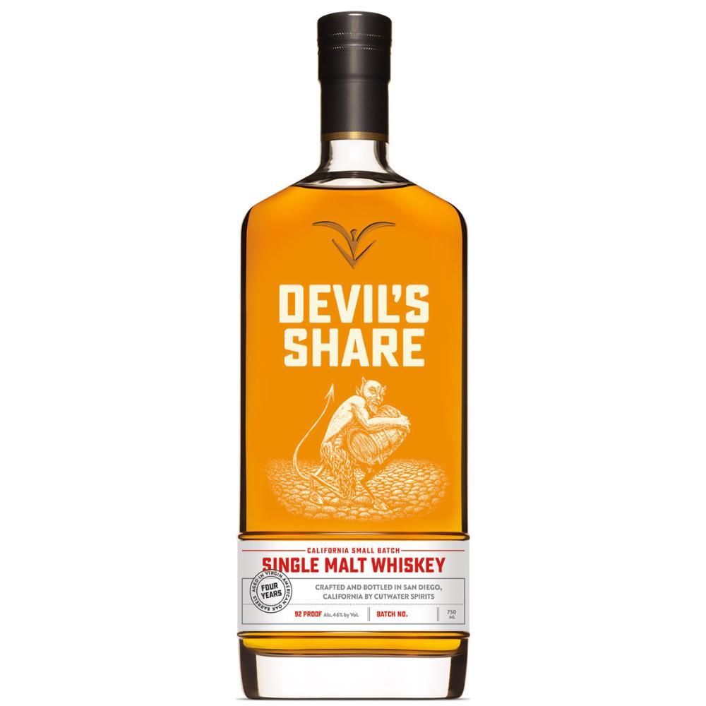 Cutwater Spirits Devil's Share Single Malt Whiskey