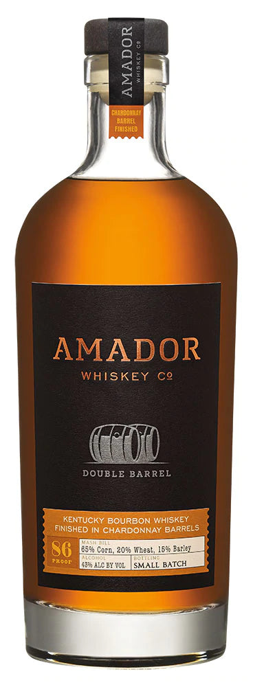 Amador Double Barrel Bourbon Whiskey Chardonnay Finish 750ml