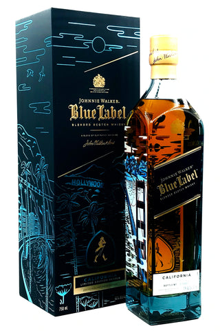 JOHNNIE WALKER BLUE LABEL "CALIFORNIA EDITION" SCOTCH WHISKY