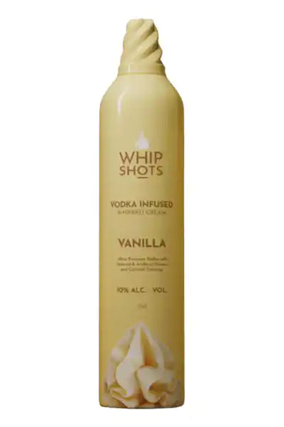 WHIP SHOTS VODKA INFUSED WHIPPED Vanilla 