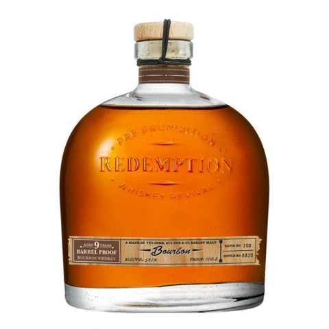 Buy Redemption 9 Year Barrel Proof Bourbon online from the best online liquor store in the USA.