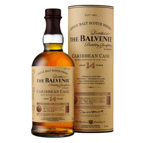 Buy The Balvenie Caribbean Cask 14 online from the best online liquor store in the USA.