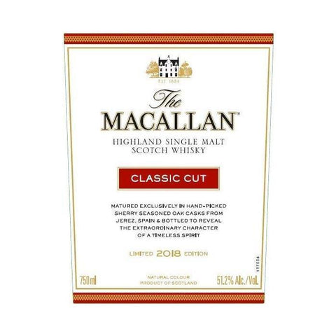 The Macallan Classic Cut 2018 Edition Scotch The Macallan