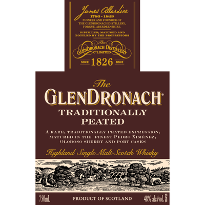 Buy The Glendronach Traditionally Peated online from the best online liquor store in the USA.
