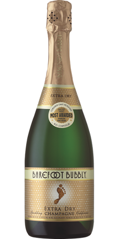 Barefoot Cellars | Barefoot Bubbly Chardonnay Champagne | Premium Extra Dry
