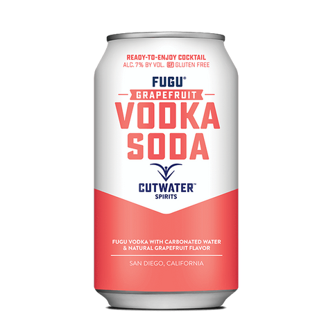 Buy Fugu Grapefruit Vodka Soda (4 Pack - 12 Ounce Cans) online from the best online liquor store in the USA.