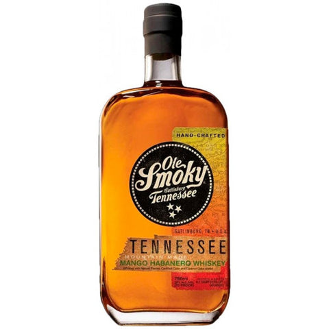 Ole Smoky Mango Habanero Whiskey  - Put a little sizzle with your sweetness. Creativity is at the heart of this whiskey when we added the sweet taste of mango and complemented it with a spicy habanero pepper finish. Perfect for creating cocktails with a kick!