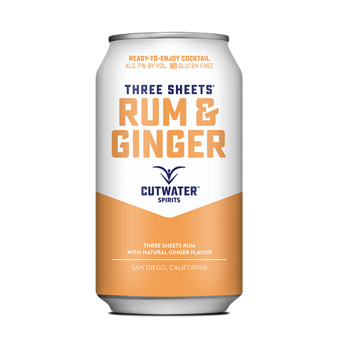 Buy Three Sheets Rum & Ginger (4 Pack - 12 Ounce Cans) online from the best online liquor store in the USA.