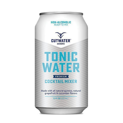 Buy Cutwater Spirits Tonic Water Mixer (4 Pack – 12 Ounce Cans) online from the best online liquor store in the USA.